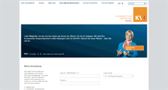 Desktop Screenshot of mitglieder.kvhessen.de